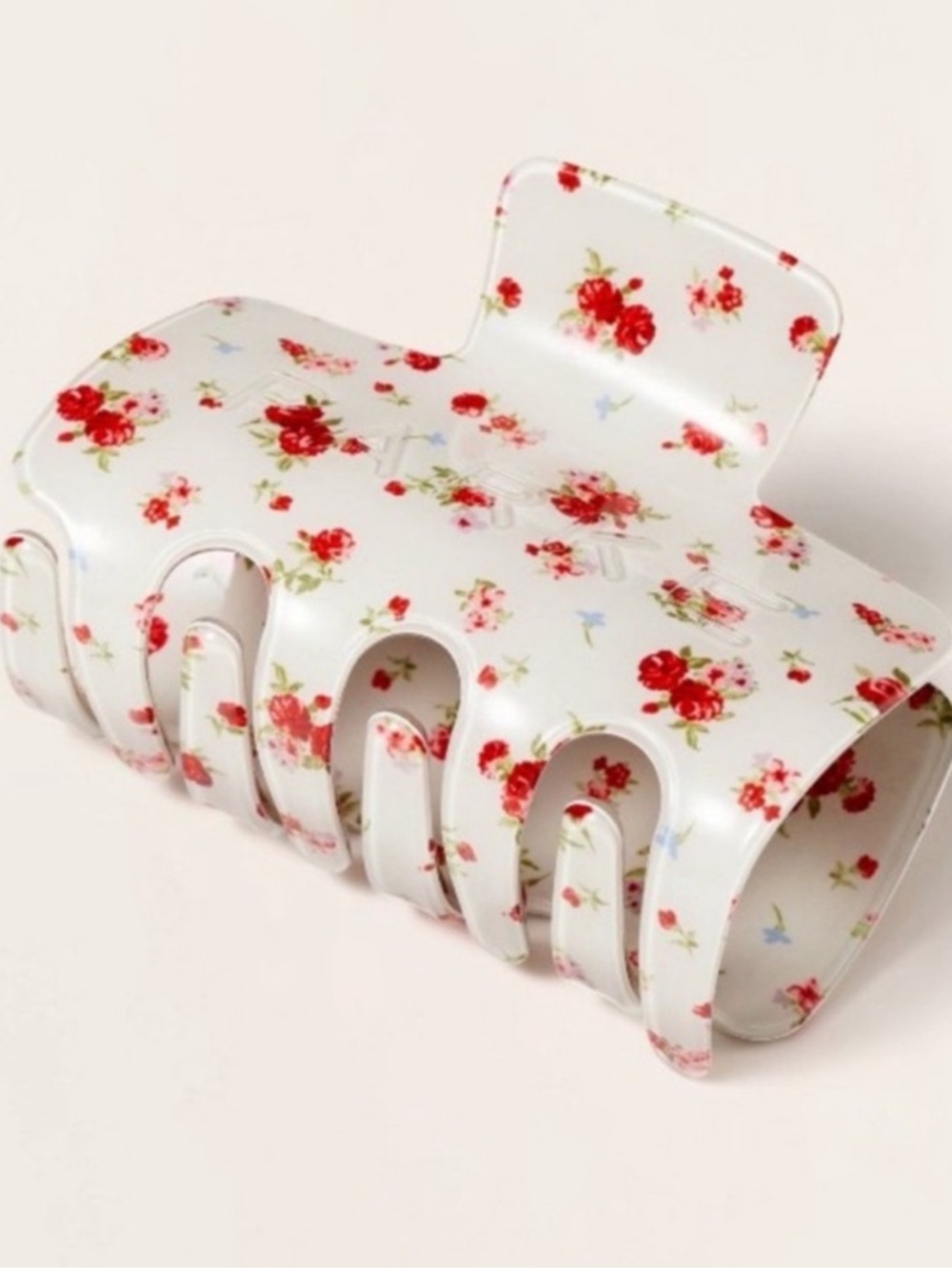 Parke x Target White Floral Hair Clip - Picture 2 of 2